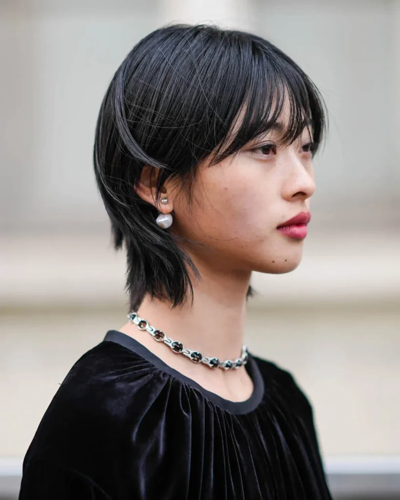 ทรงผมสั้นระดับติ่งหู - ระดับคอ Bixie Cut