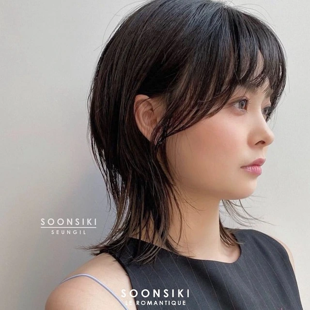ทรงผมบ๊อบและบ๊อบประบ่า Long Tail Bob