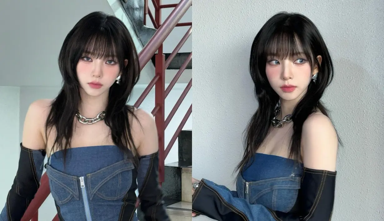 ทรงผม Wolf Cut หน้าม้า