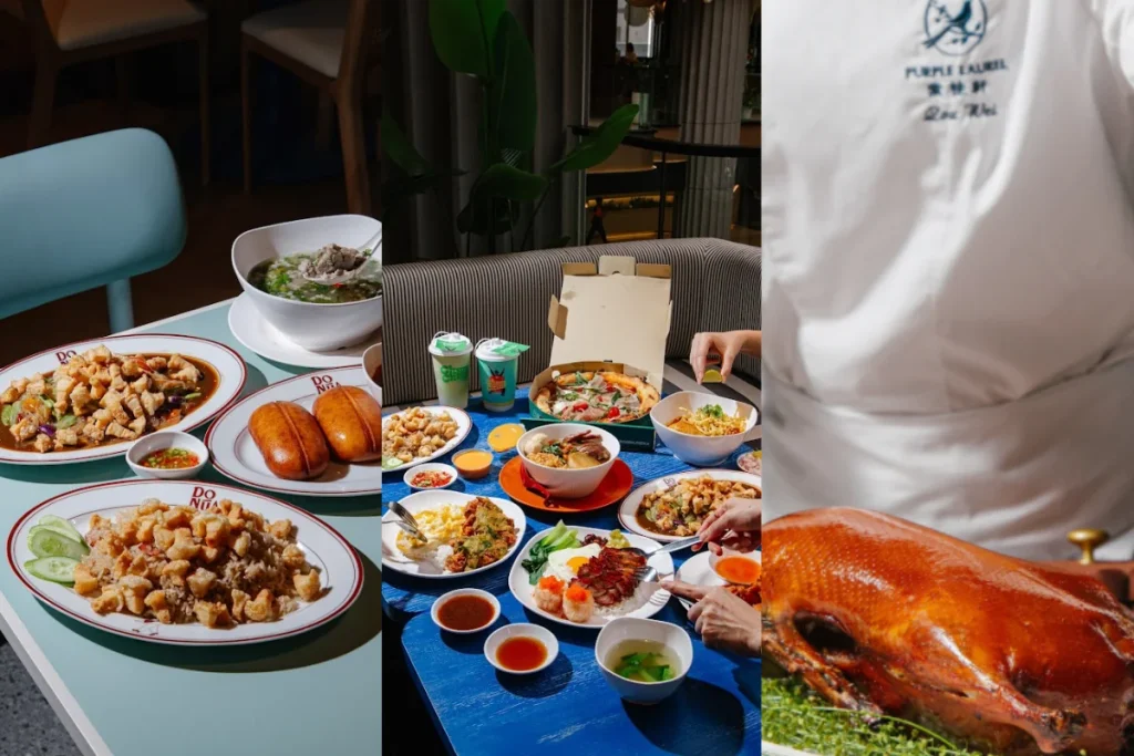 Authentic Thai street food dishes and signature beverages served at ORK-ROS Foodyard in Gaysorn Amarin